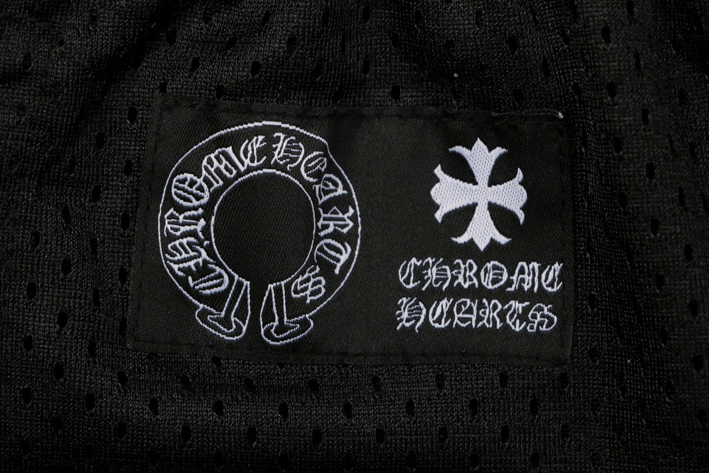 Chrome Hearts Glitter Sanskrit Baroque Scroll Hockey Sweatpants | Black
