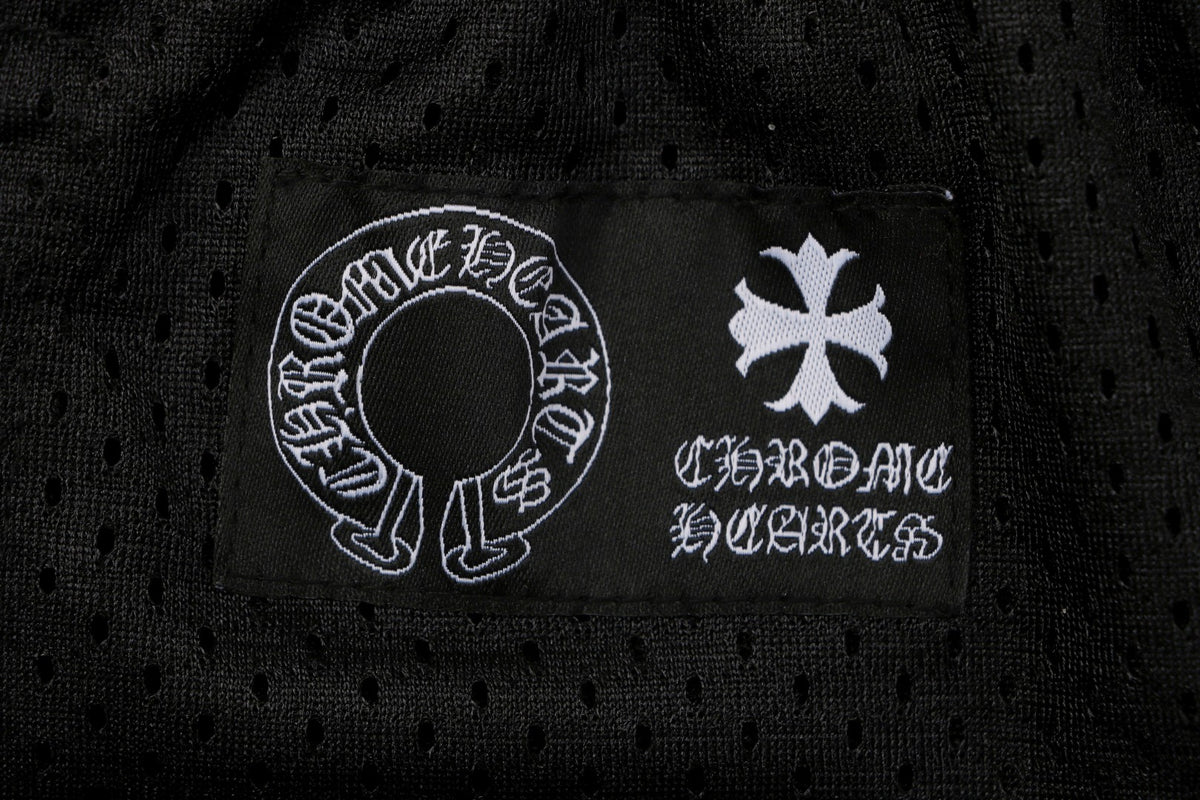 Chrome Hearts Glitter Sanskrit Baroque Scroll Hockey Sweatpants | Black