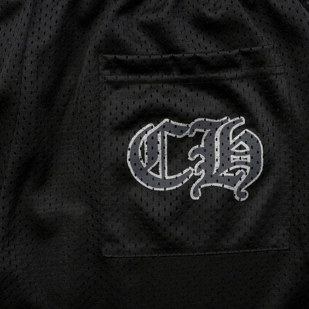 Chrome Hearts Glitter Sanskrit Baroque Scroll Hockey Sweatpants | Black