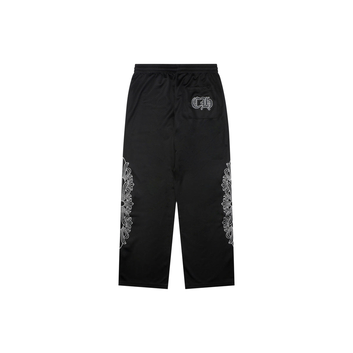 Chrome Hearts Glitter Sanskrit Baroque Scroll Hockey Sweatpants | Black