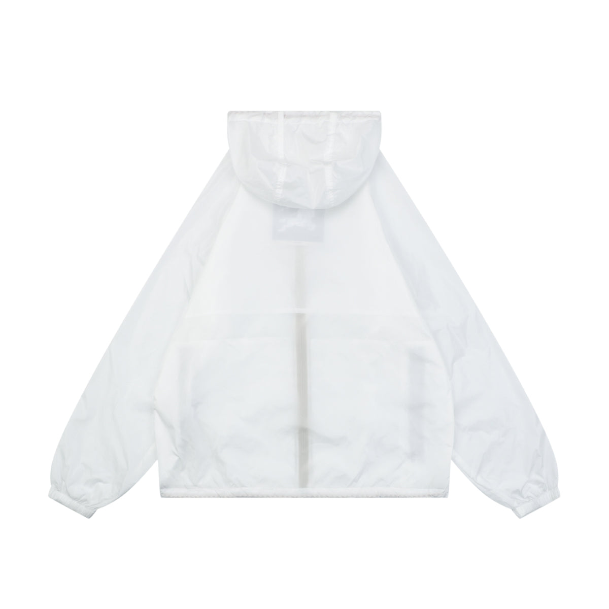 Burberry Vintage Check Placket Zip Sun Protection Hooded Jacket | White