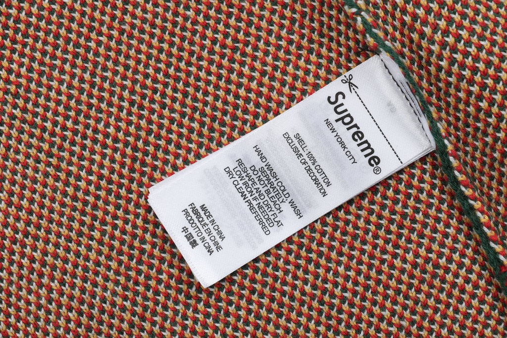 Supreme × Umbro FW25 Football Sweatshirt | Red / Green