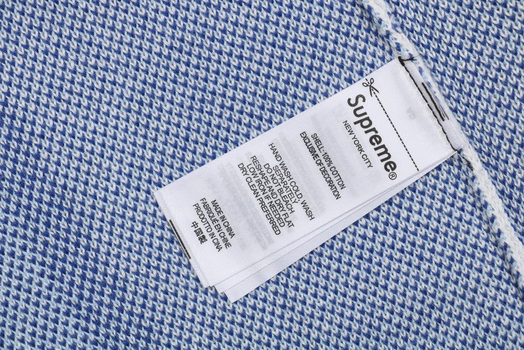 Supreme × Umbro FW25 Football Sweatshirt | Sky Blue / White