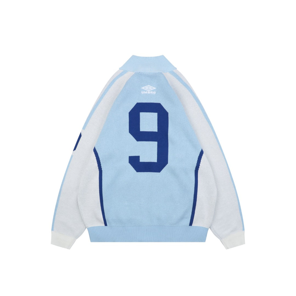 Supreme × Umbro FW25 Football Sweatshirt | Sky Blue / White