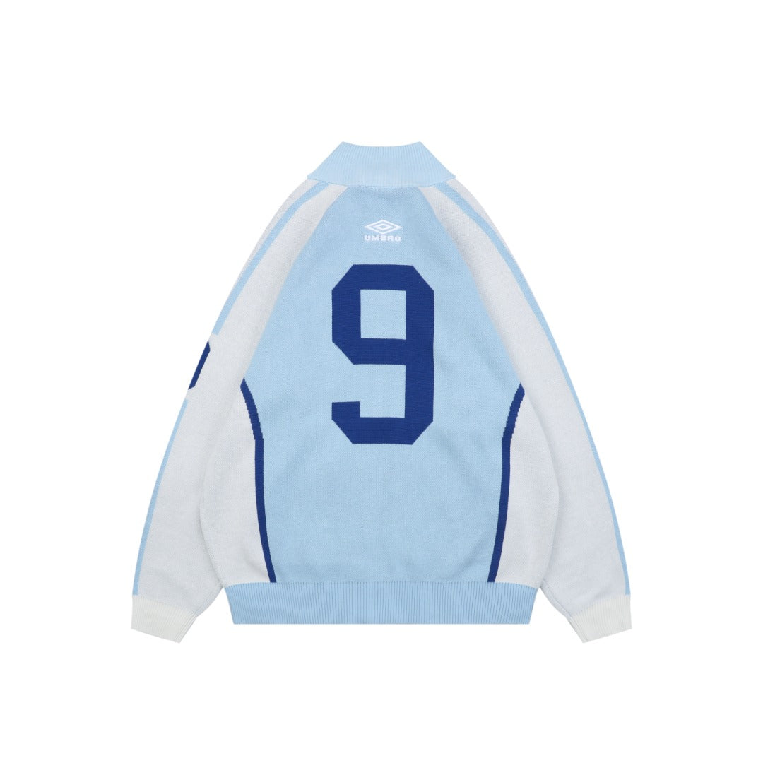 Supreme × Umbro FW25 Football Sweatshirt | Sky Blue / White
