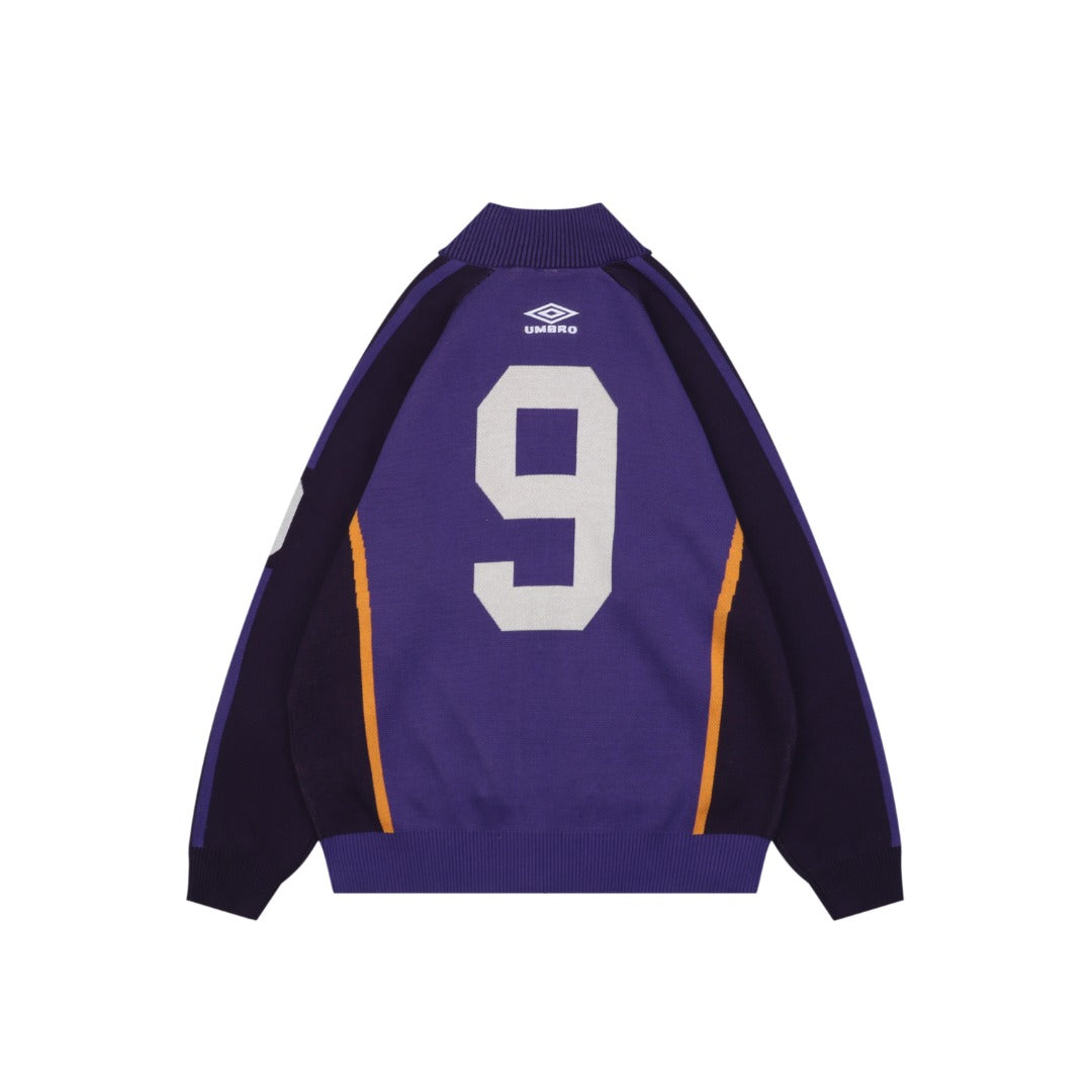 Supreme × Umbro FW25 Football Sweatshirt | Purple / Navy
