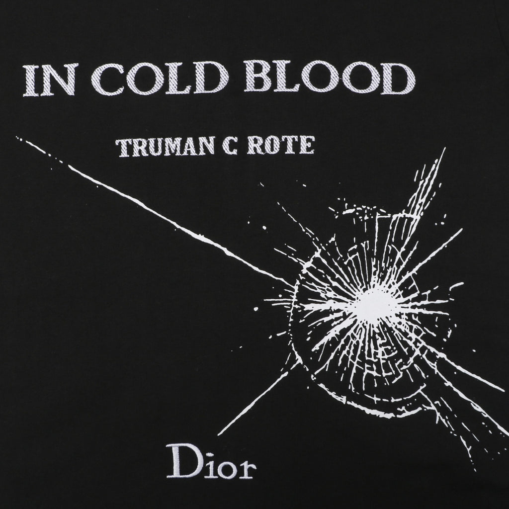 Dior "In Cold Blood" Shattered Glass Print T-Shirt | Black
