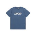 Dior 24SS Oversized Logo Print T-Shirt | Slate Blue
