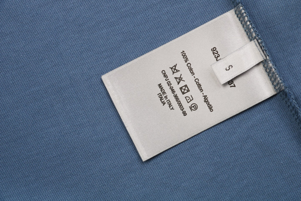 Dior 24SS Oversized Logo Print T-Shirt | Slate Blue