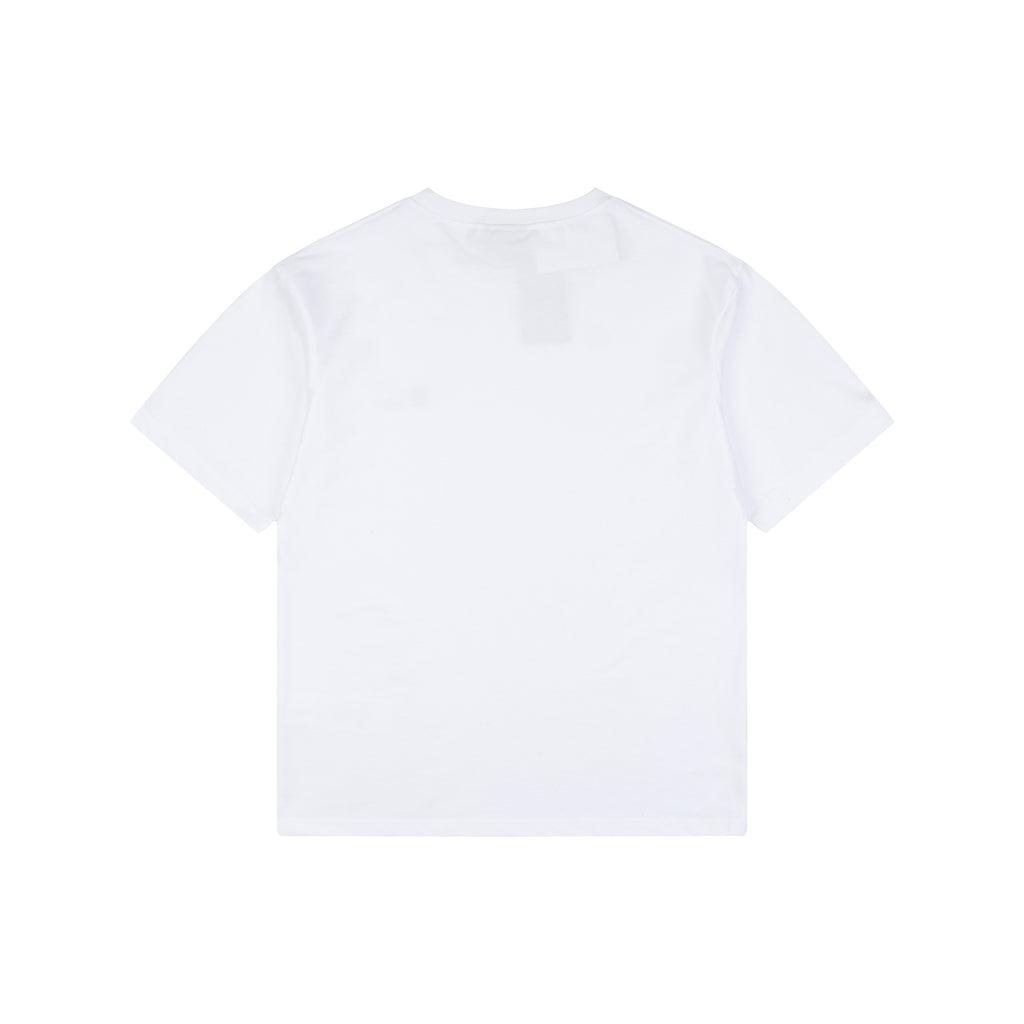 Dior Tonal Jacquard Logo Embroidered T-Shirt | White