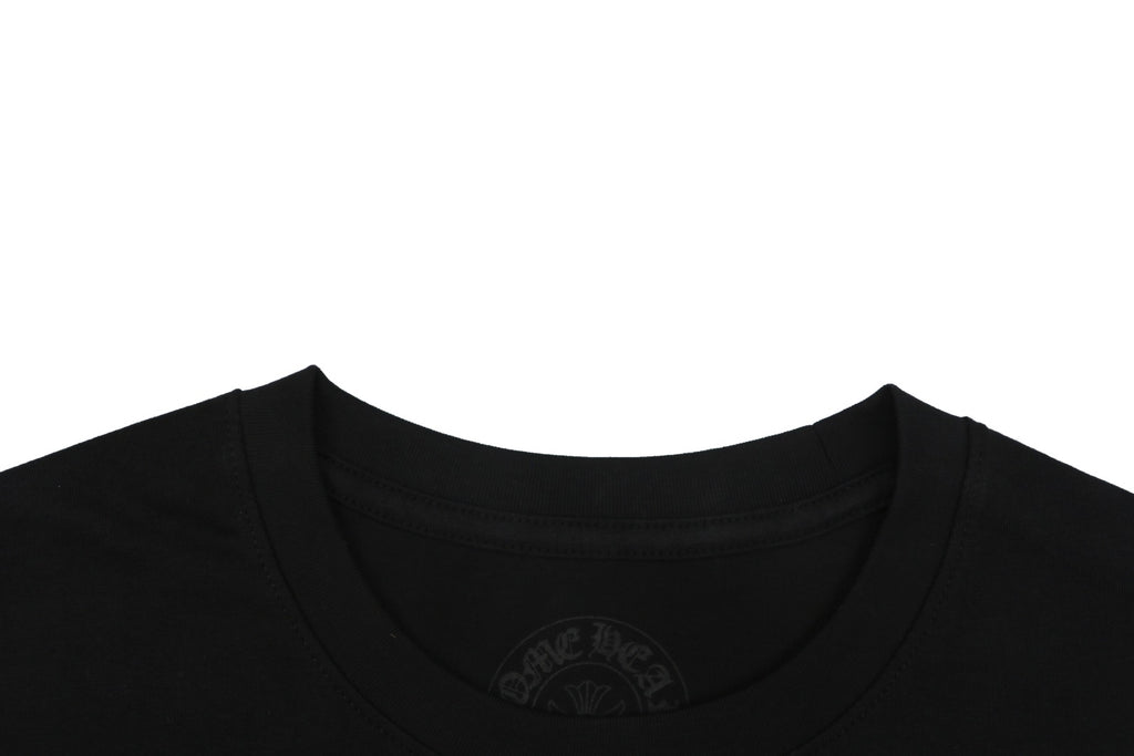 Chrome Hearts "Doll" Cross Girl Print Long Sleeve T-Shirt | Black