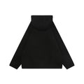 Chrome Hearts Black Cross Leather Patch Double-Faced Fleece Hoodie | Black