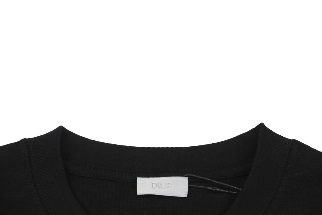 Dior 25SS "47" Graphic Logo Print T-Shirt | Black