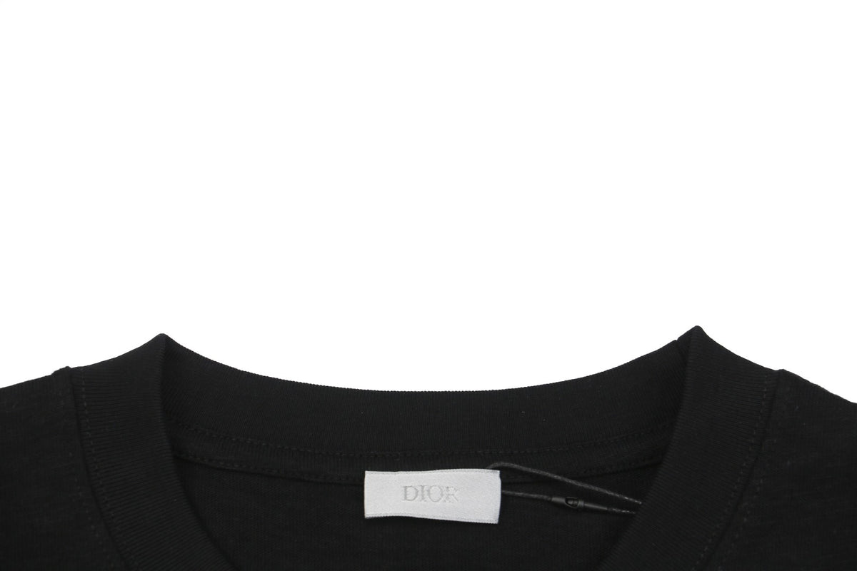 Dior 25SS "47" Graphic Logo Print T-Shirt | Black
