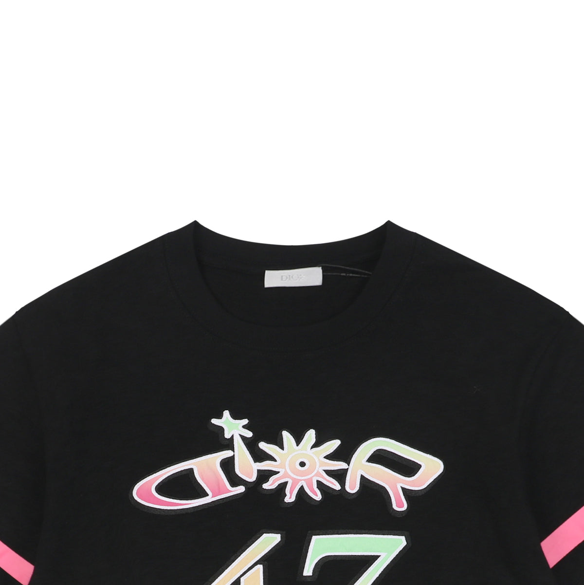 Dior 25SS "47" Graphic Logo Print T-Shirt | Black