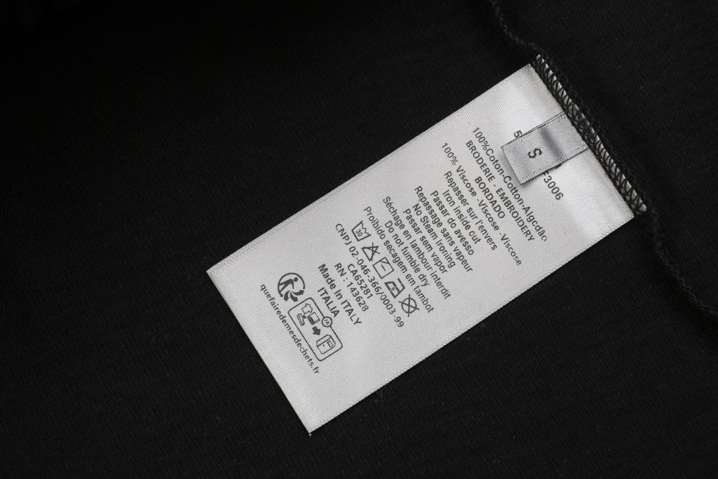 Dior 25SS "47" Graphic Logo Print T-Shirt | Black