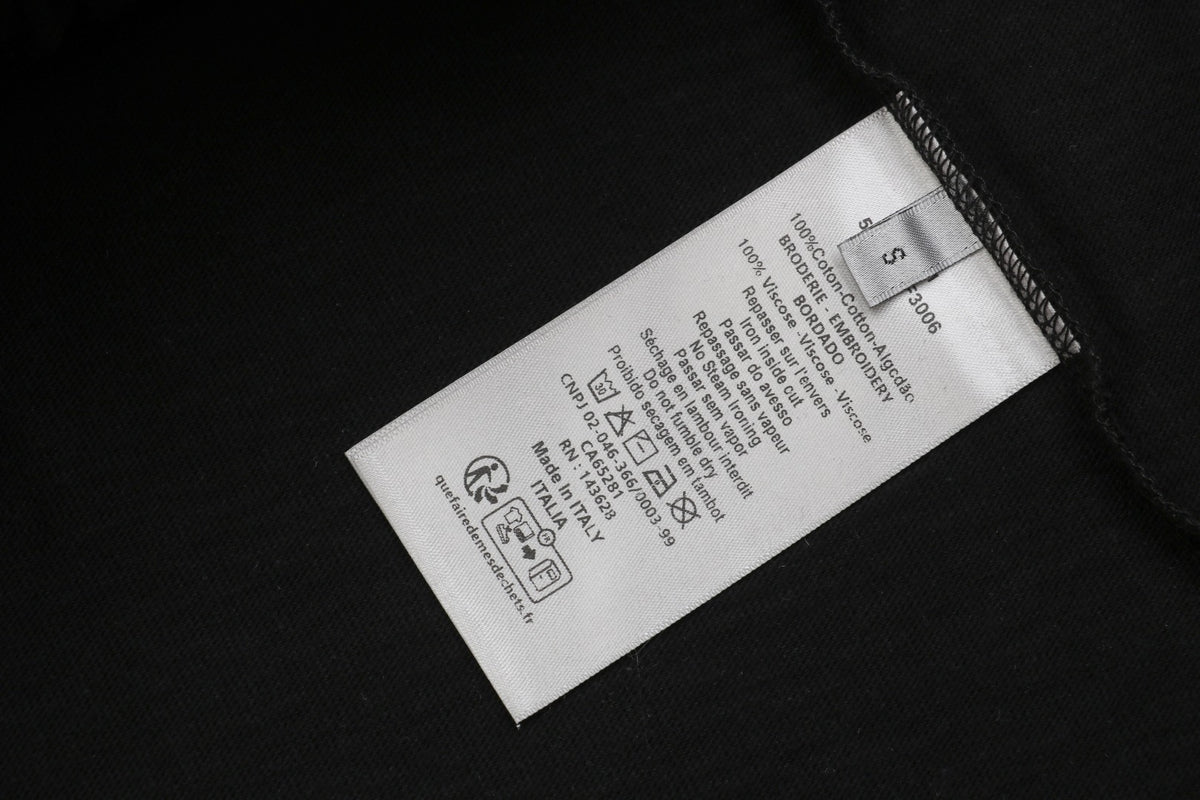 Dior 25SS "47" Graphic Logo Print T-Shirt | Black