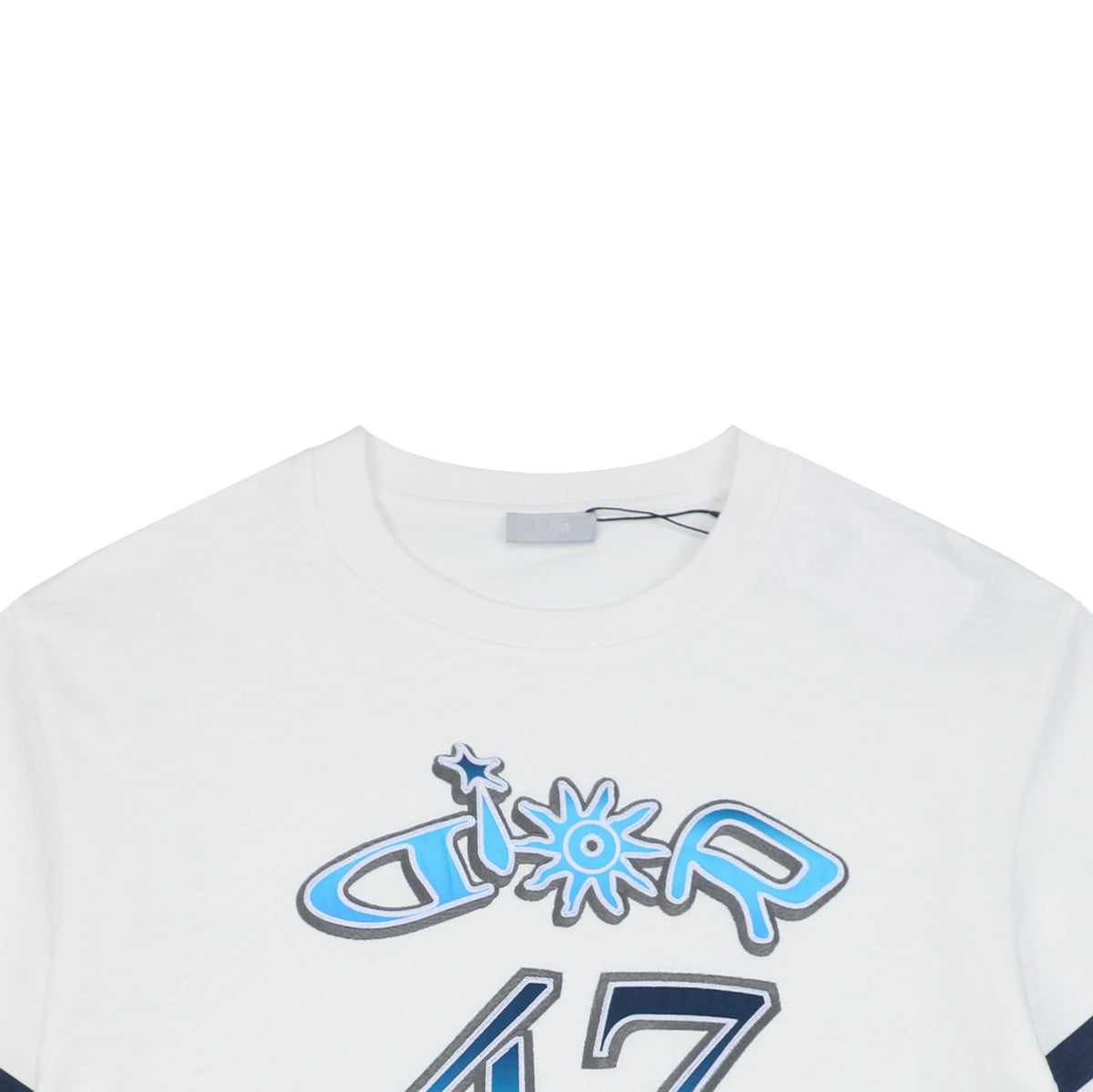 Dior 25SS "47" Graphic Logo Print T-Shirt | White