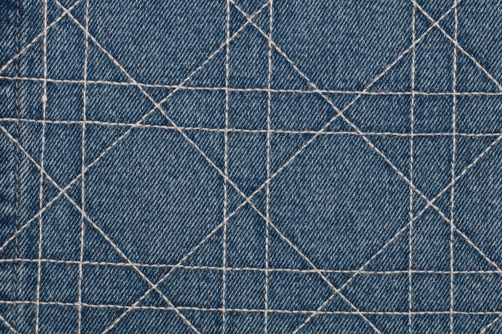 Dior 24SS Lattice-Panel Carpenter Denim Shorts