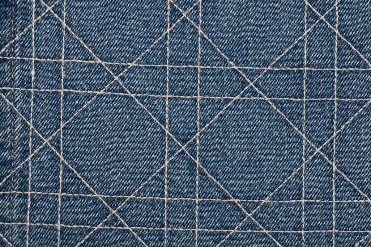 Dior 24SS Lattice-Panel Carpenter Denim Shorts