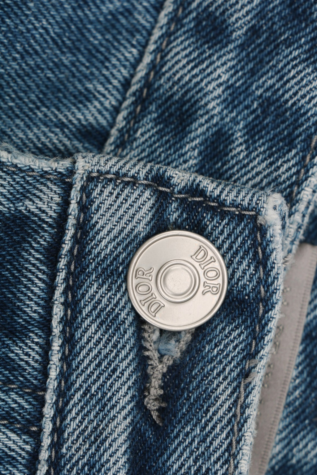 Dior 24SS Lattice-Panel Carpenter Denim Shorts