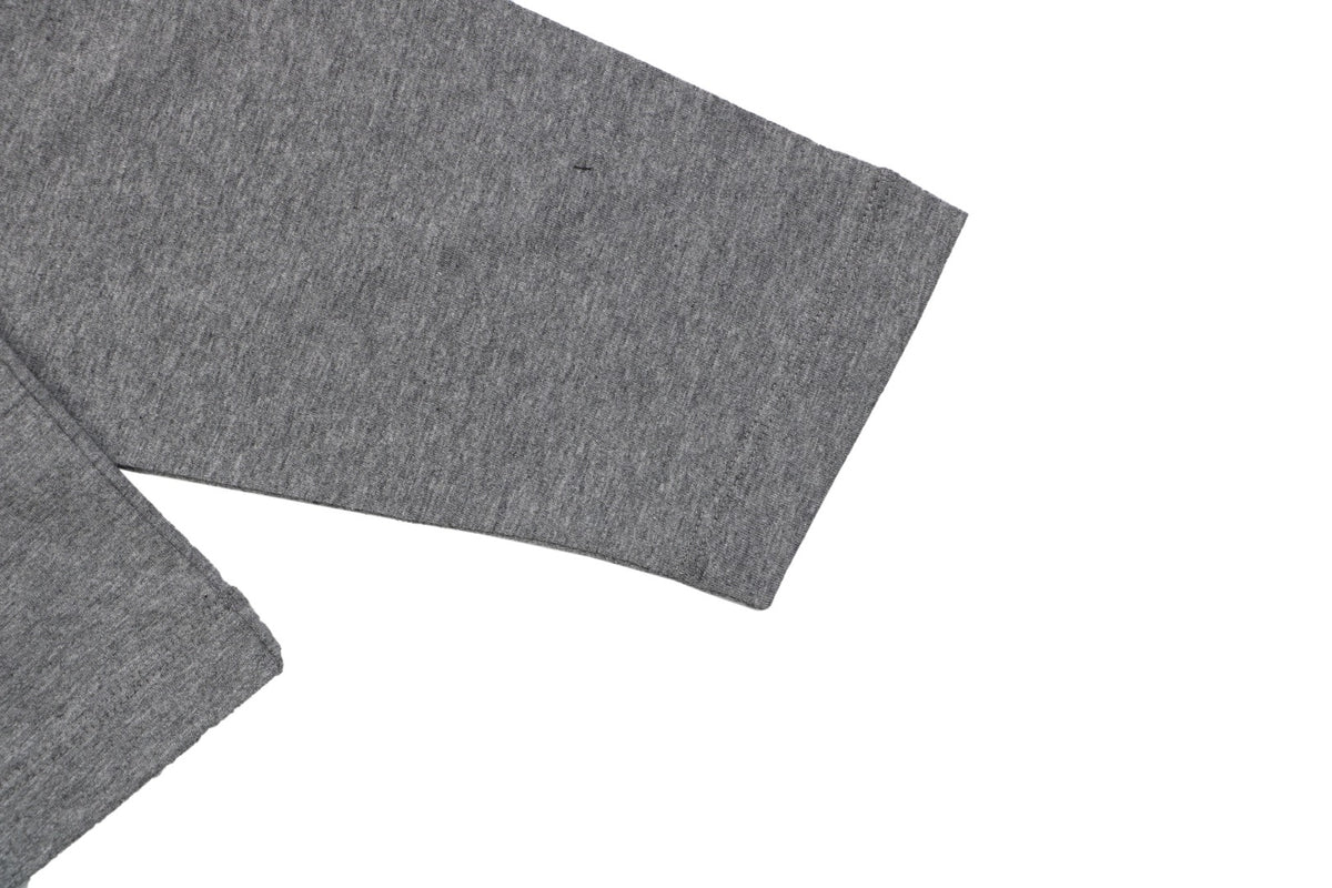 Miu Miu FW26 Black / Grey Colourblock Crew Collar Long Sleeve Top | Grey