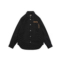 Gucci All-Over GG Supreme Tonal Print Shirt Jacket | Black
