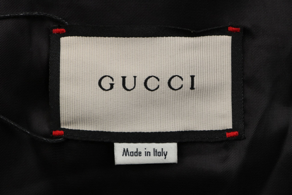 Gucci All-Over GG Supreme Tonal Print Shirt Jacket | Black