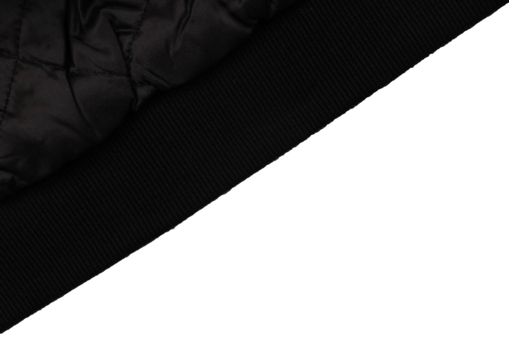 Dior All-Over Oblique Gradient Bomber Jacket | Black / Dark Green