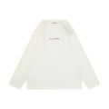 Dior CD Logo Waffle-Knit Wide-Collar Sweater in White