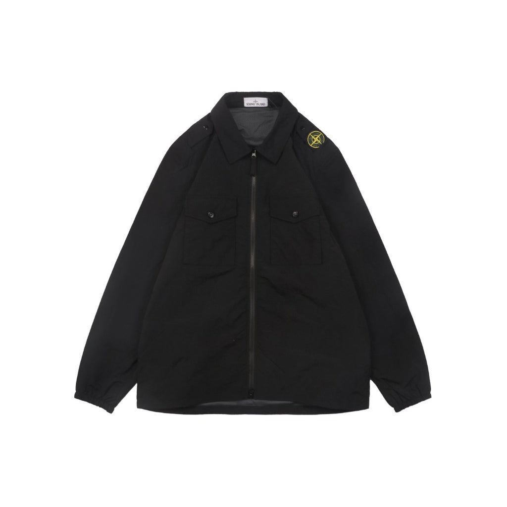 Stone Island FW24 Shoulder Badge Naslan Lined Jacket in Black