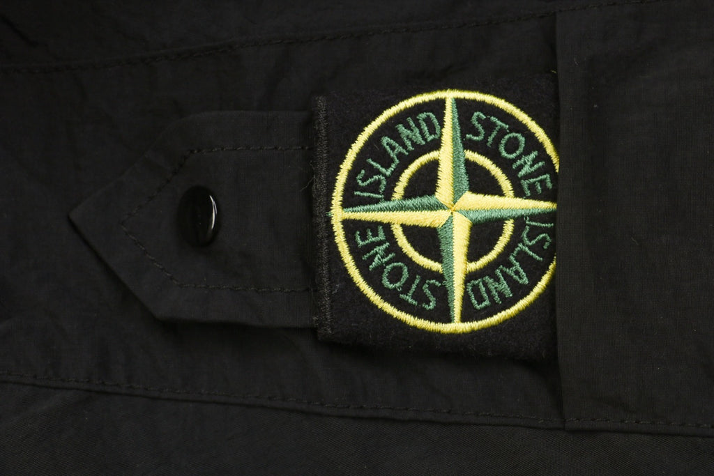 Stone Island FW24 Shoulder Badge Naslan Lined Jacket in Black