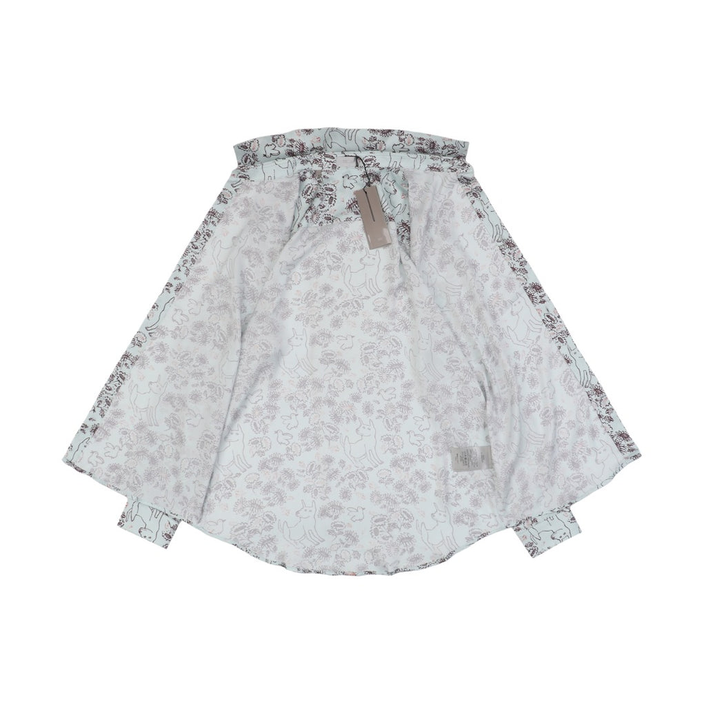 Dior SS25 Floral Puppy Print Long-Sleeve Shirt