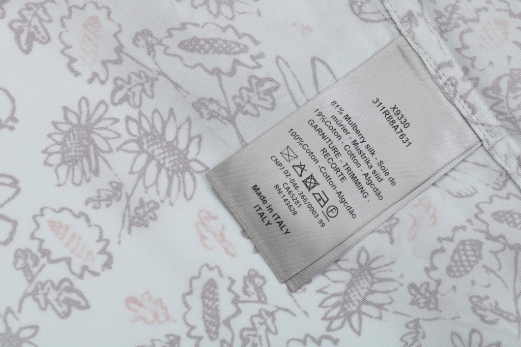 Dior SS25 Floral Puppy Print Long-Sleeve Shirt