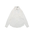 Dior FW25 CD Pocket Bartack Long-Sleeve Shirt in White