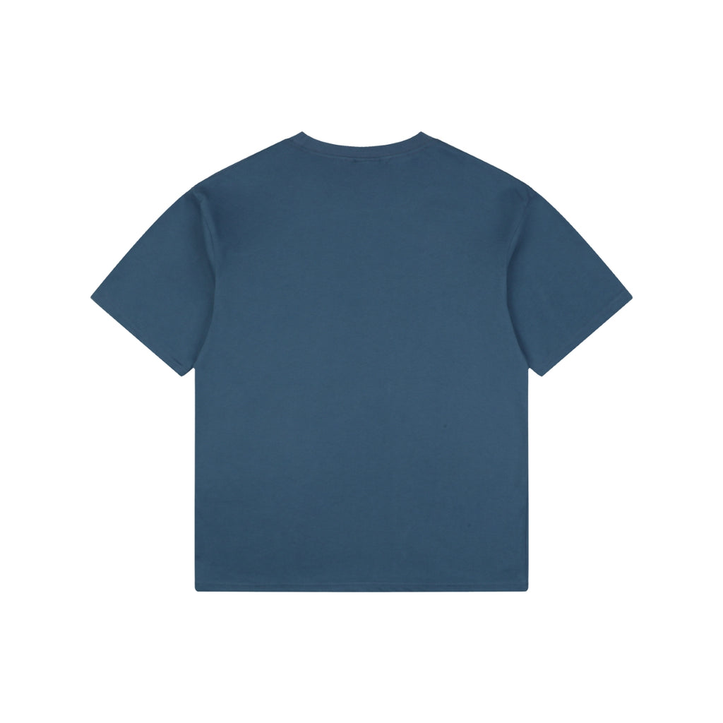 Dior Ulysses Text Print Short-Sleeve T-Shirt in Blue