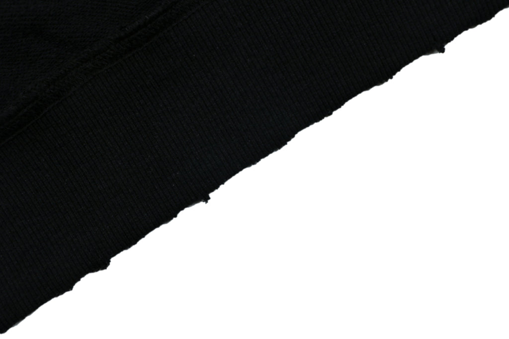 Chrome Hearts Tonal and Contrast Cross Patch Hoodie in Black