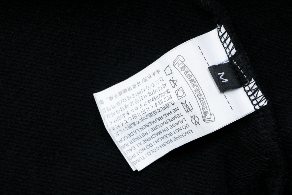 Chrome Hearts Tonal and Contrast Cross Patch Hoodie in Black