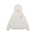 Chrome Hearts Tonal and Contrast Cross Patch Hoodie in White