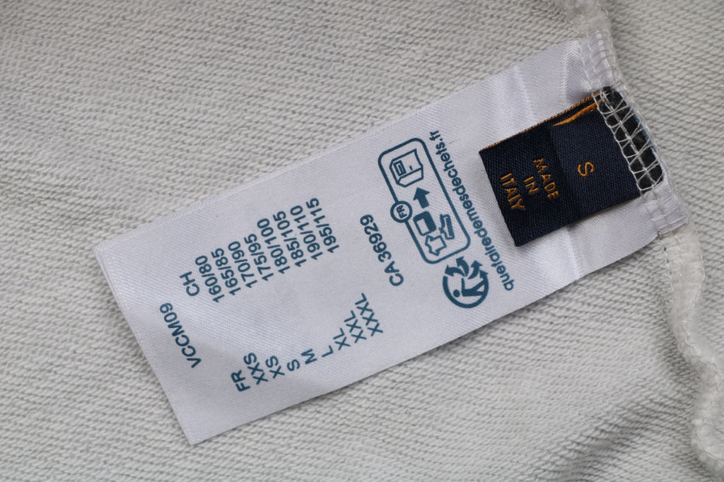 Louis Vuitton Dissolve-Fade Denim Monogram Patch Hoodie in White
