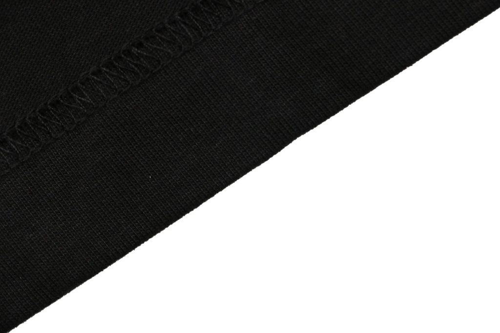 Burberry Check Flag Embroidered T-Shirt in Black
