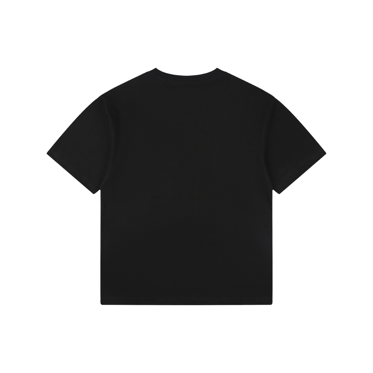 Burberry Check Flag Embroidered T-Shirt in Black