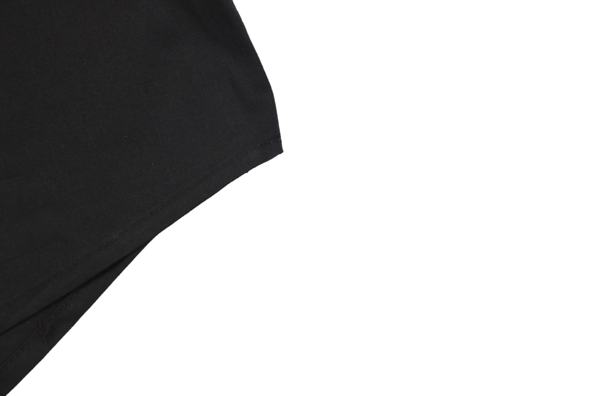 Moncler Dual-Pocket M-Patch Short-Sleeve Shirt in Black