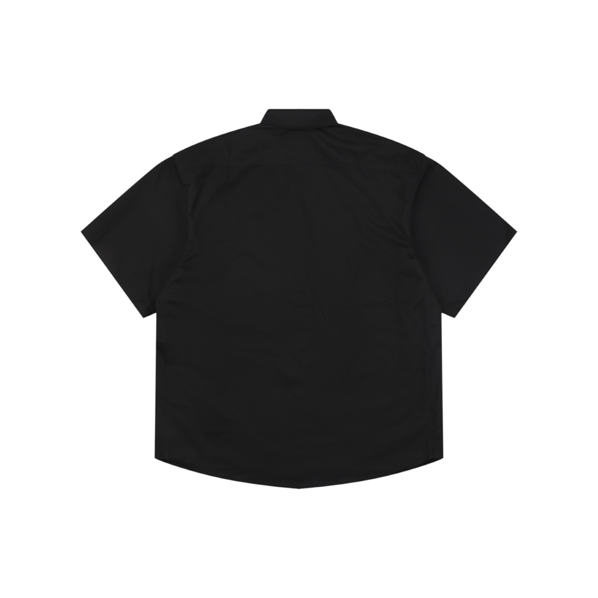 Moncler Dual-Pocket M-Patch Short-Sleeve Shirt in Black