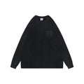 Chrome Hearts Shadow Cross Print Washed Long-Sleeve T-Shirt in Black