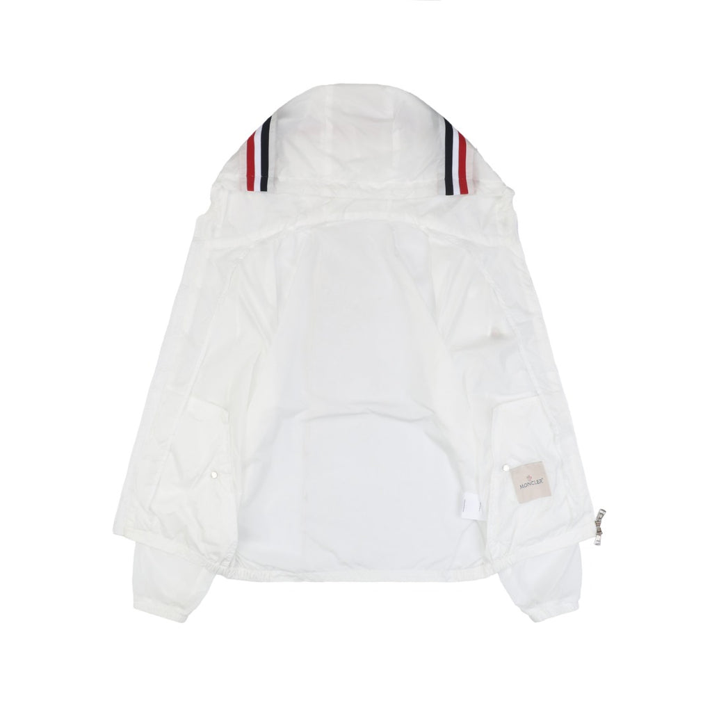 Moncler 25SS Grimpeurs Hooded Sun-Protection Jacket in White