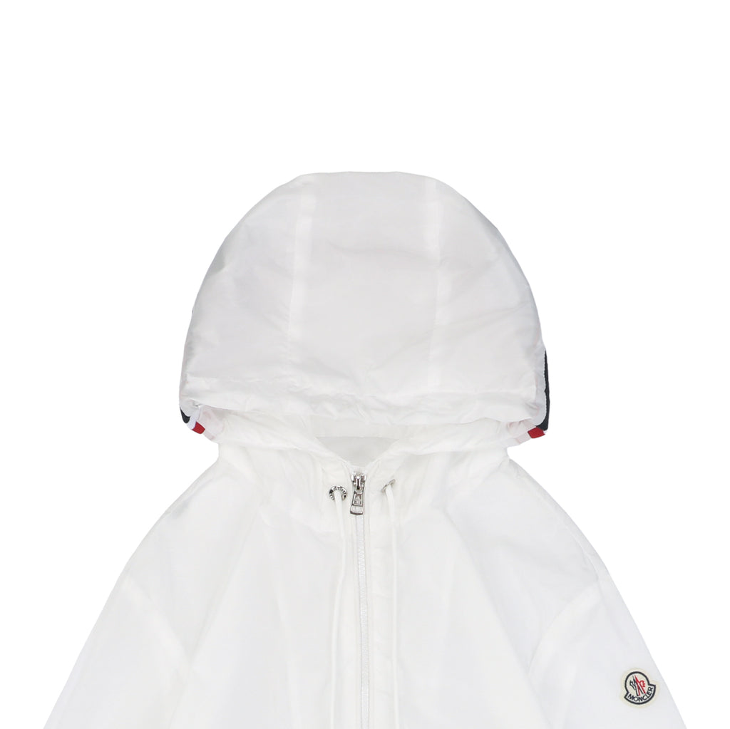 Moncler 25SS Grimpeurs Hooded Sun-Protection Jacket in White