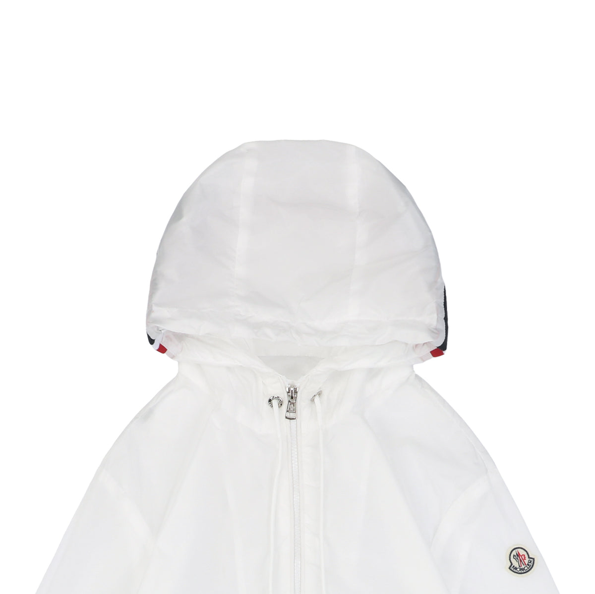 Moncler 25SS Grimpeurs Hooded Sun-Protection Jacket in White