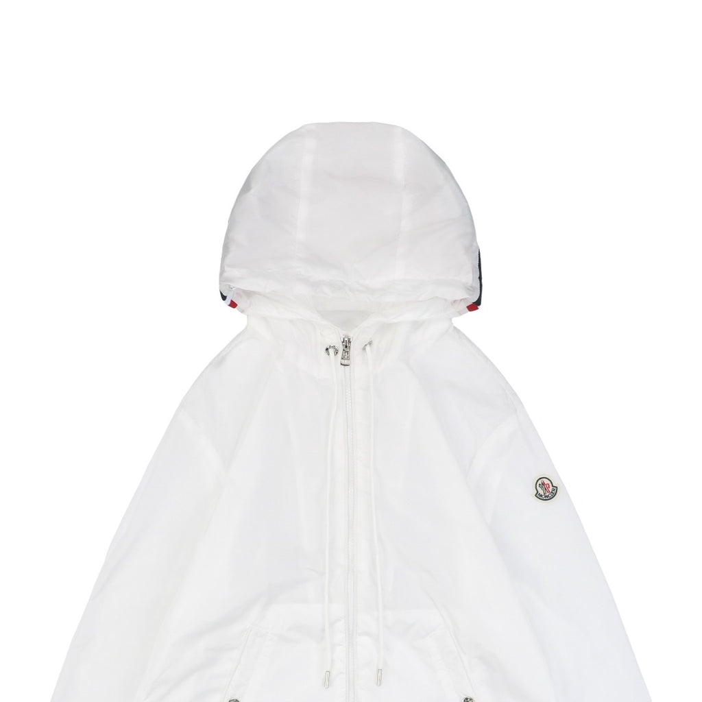 Moncler 25SS Grimpeurs Hooded Sun-Protection Jacket in White