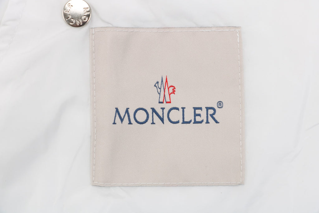 Moncler 25SS Grimpeurs Hooded Sun-Protection Jacket in White